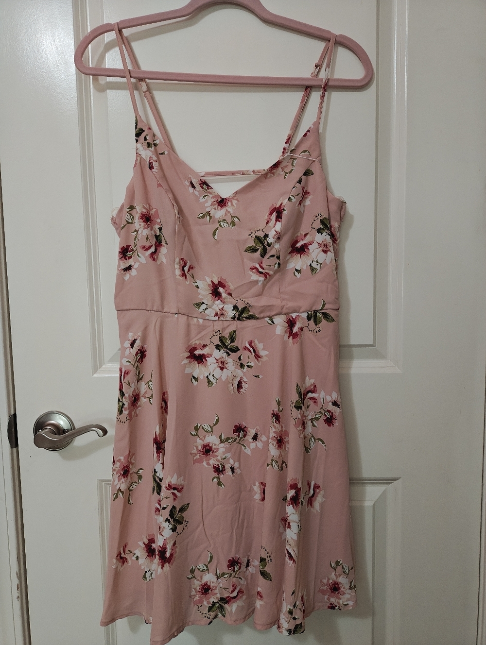 Trixxi Pink Floral Dress Sz XL